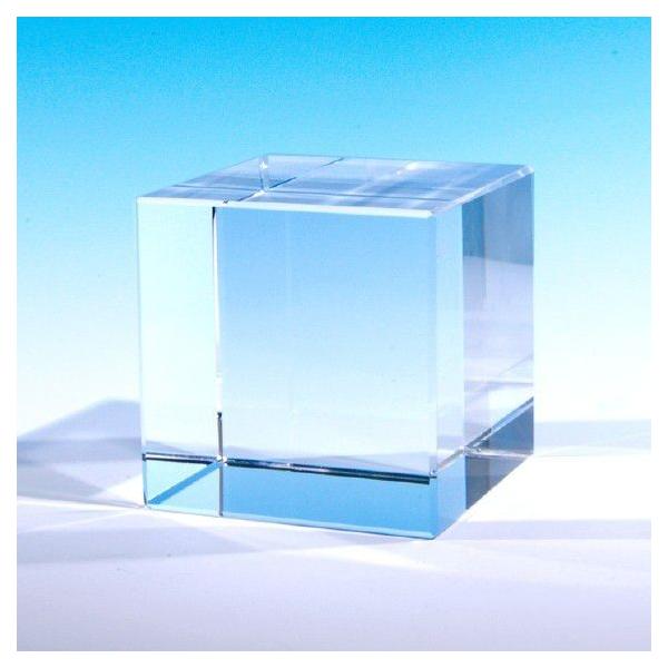 ペーパーウェイト 80x80x80mm クリスタルガラス キューブ ペーパーウェイト 80x80x80mm クリスタルガラス キューブ