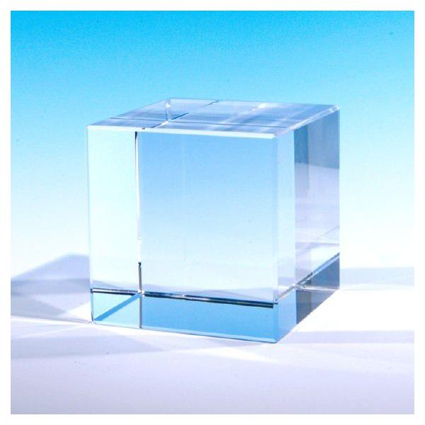 ペーパーウェイト 60x60x60mm クリスタルガラス キューブ ペーパーウェイト 60x60x60mm クリスタルガラス キューブ