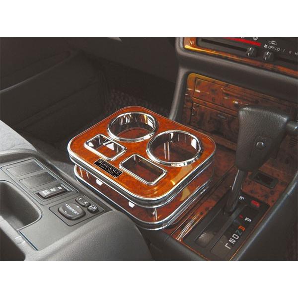 トヨタハイエース100系 社外ドリンクホルダー