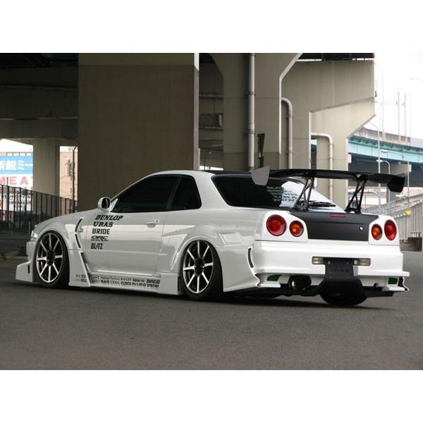 URAS(ユーラス) TYPE-GT スカイライン(R34) リアバンパー(FRP/未塗装)