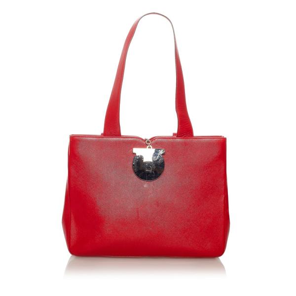 サルヴァトーレフェラガモ ヴァラ リボン ハンドバッグ BA21 8204