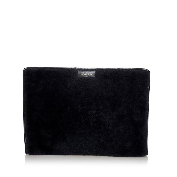BALENCIAGA（バレンシアガ） 443658 ブラック ムートン レザー