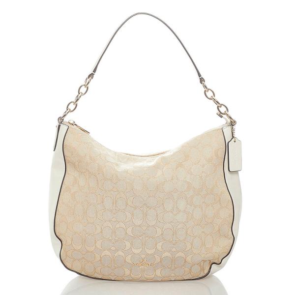 COACH（コーチ） シグネチャー ワンショルダーバッグ ベージュ
