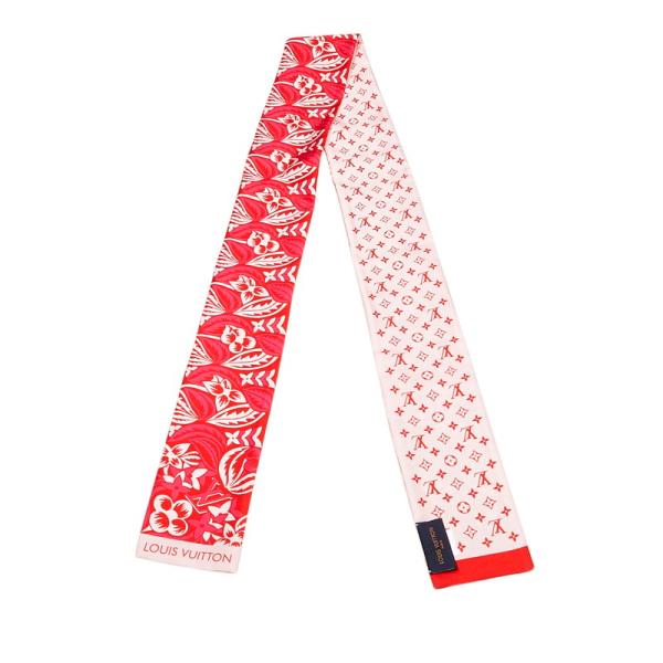 Louis Vuitton スカーフ ブラウン・ピンク・グレー LOUIS VUITTON スカーフ・バンダナ ピンク・グレー 美品 - メルカリ