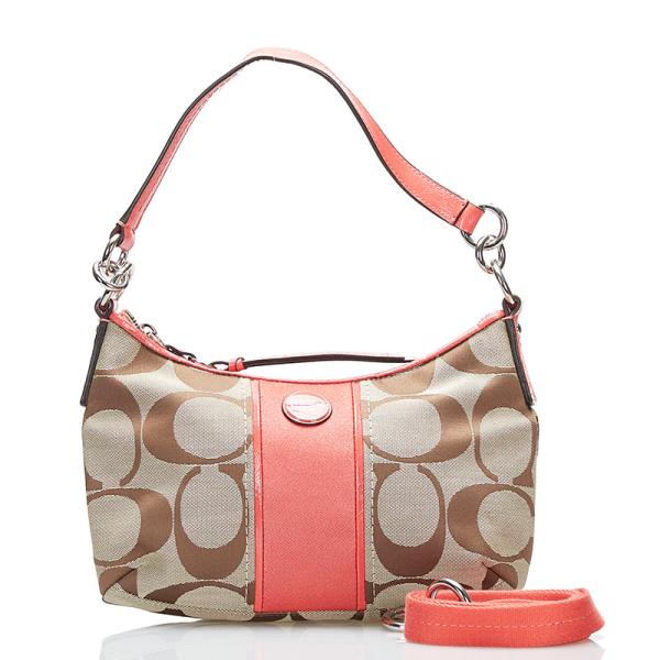 美品　COACH ショルダーバッグ　ベージュ コーチ ハンドバッグ/ショルダーバッグ/クロスボディ バッグ