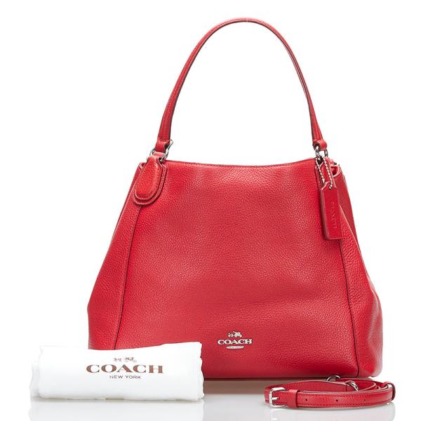 「COACH 2WAY ショルダーバッグ ハンドバッグ レッド ginzaparis2_1-0071015