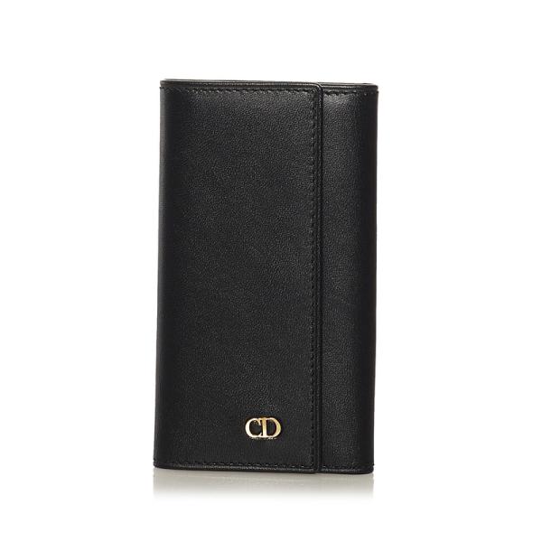 ディオール 6連 キーケース ブラック レザー レディース Dior
