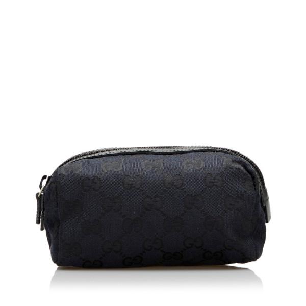 未使用✨GUCCI GGキャンバス　ラブリーハート　化粧ポーチ　コスメポーチ GUCCI（グッチ） GGキャンバス ポーチ コスメポーチ 039 1118 ブラック