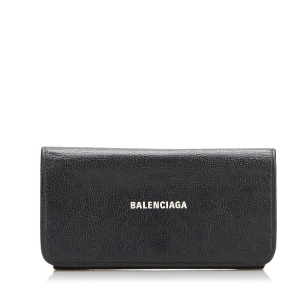 BALENCIAGA バレンシアガ ロゴ スリムマネーウォレット 長財布