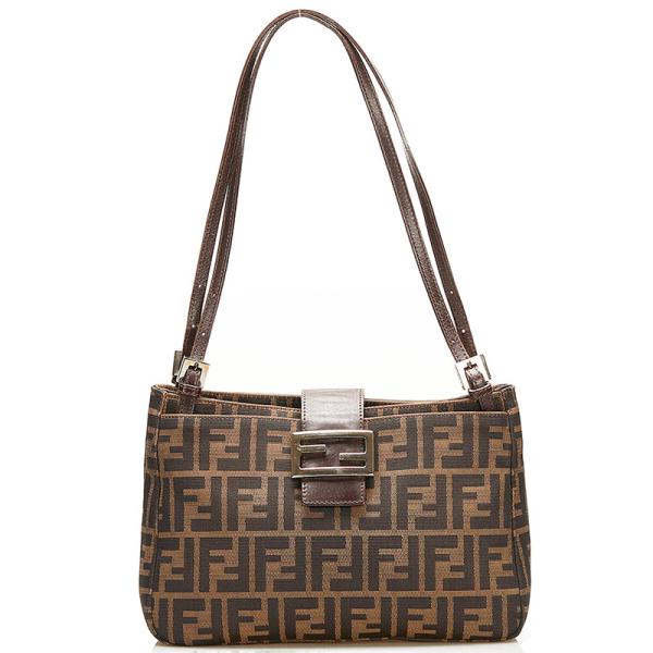 FENDI⭐️フェンディ ズッカ レザー　ハンドバッグ ginzaparis2_1-0081268