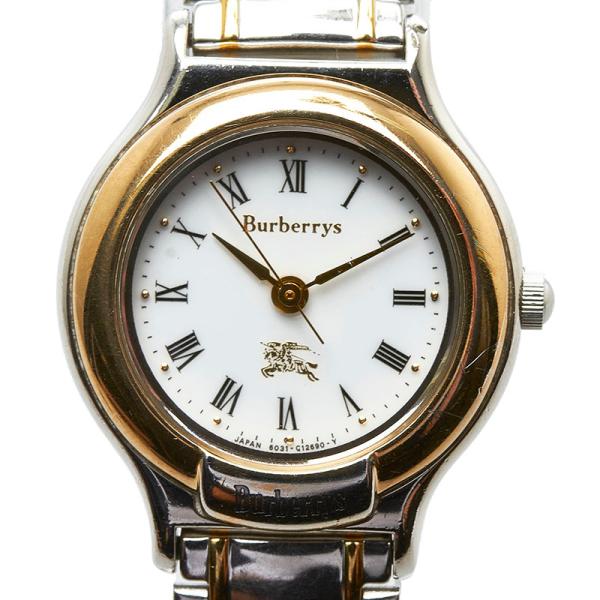 BURBERRY バーバリー 腕時計 GN‐4‐S クオーツ ホワイト文字盤 BURBERRY バーバリー 腕時計 GN‐4‐S クオーツ ホワイト文字盤