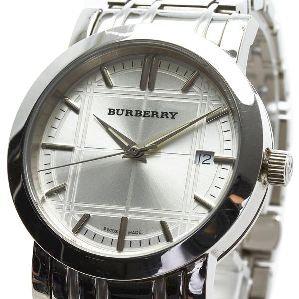 金*見様 BURBERRY シルバー メンズ 腕時計稼働中です。 Burberry Watch Silver Gold In Operation | eBay