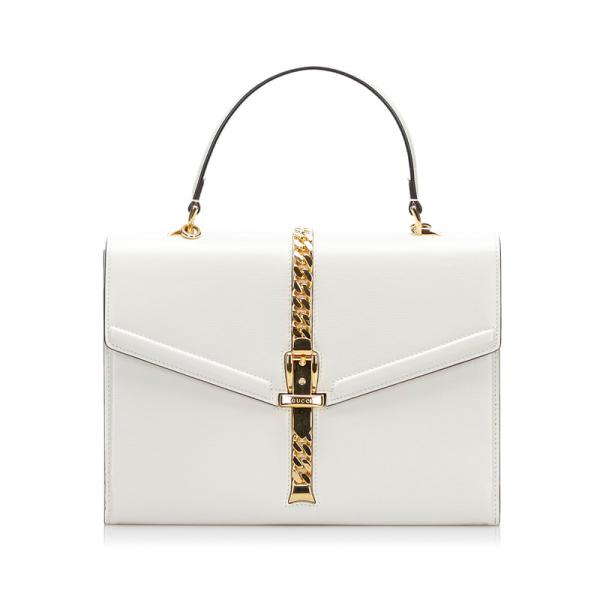 Gucci ホワイト ハンドバッグ GUCCI - 新品 グッチ GUCCI ハンドバッグ マイクロ グッチ シマ