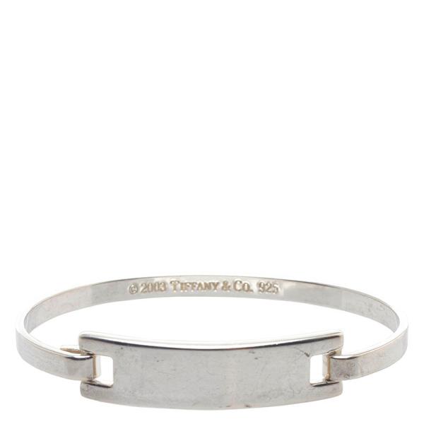ティファニー TIFFANY レクタングル プレート バングル SV925 希少 TIFFANY&Co. ティファニー バングル レディース レクタングル ID