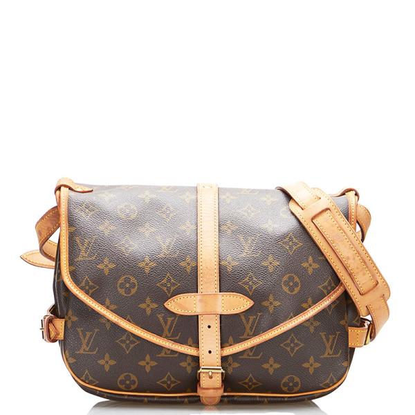LOUIS VUITTON ルイ ヴィトン モノグラム ソミュール30 斜め掛け