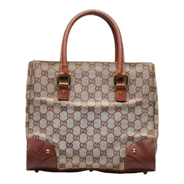 GUCCI ハンドバッグ ベージュ ブラウン GUCCI グッチ GGキャンバス ハンドバッグ 120895 ベージュ