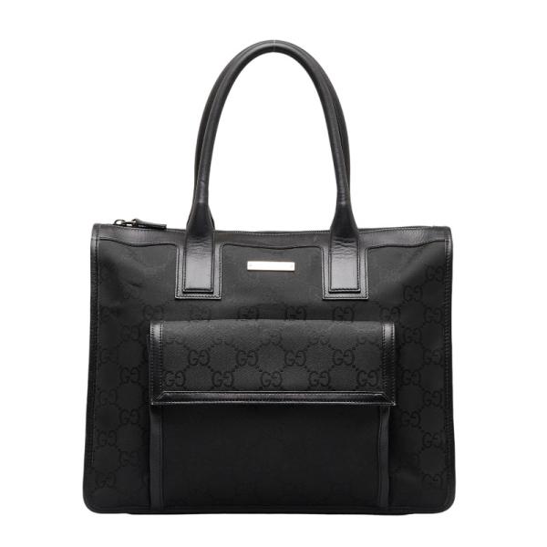 GUCCI（グッチ） ハンドバッグ 152283 ブラック ナイロン レザー