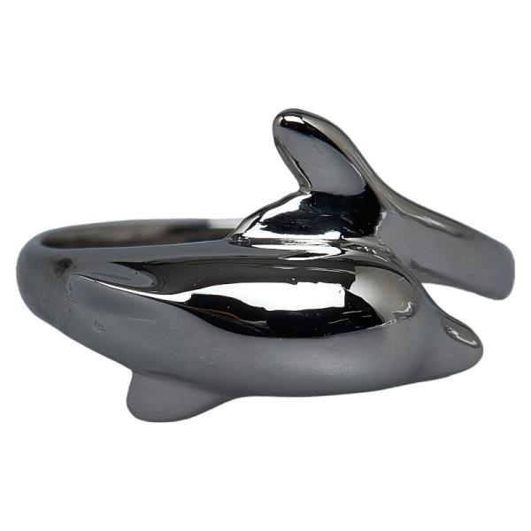 Pt900 プラチナ ドルフィン イルカ リング 指輪 レディース 12号