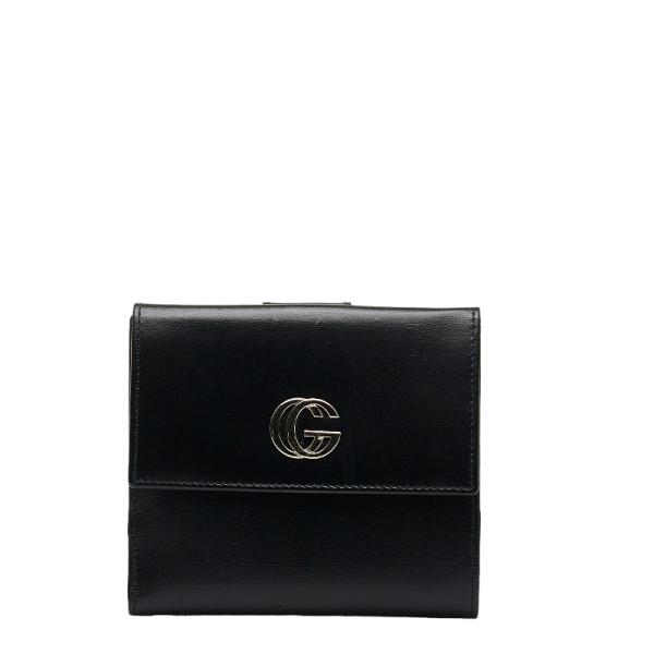 GUCCI グッチ GG 二つ折り財布 035 2149 2238 ブラック レザー