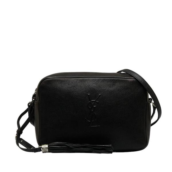 未使用級 Yves Saint Laurent レザー ショルダーバッグ レザー イブサンローラン Yves Saint Laurent ショルダーバッグ レザー