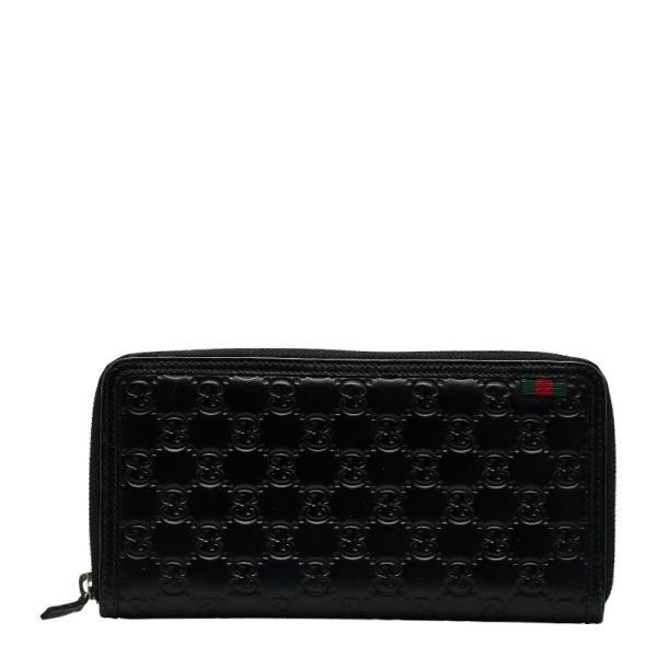 GUCCI グッチ 長財布 ラウンドファスナー ブラック ginzaparis2_1-0127100