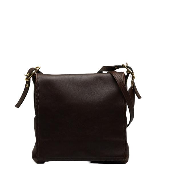 COACH（コーチ） 斜め掛け ショルダーバッグ 9829 ブラウン レザー