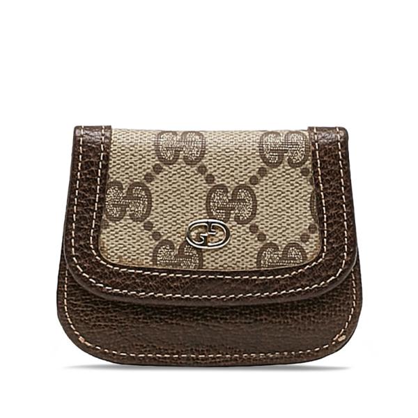 GUCCI（グッチ） GGスプリーム コインケース 小銭入れ ベージュ 