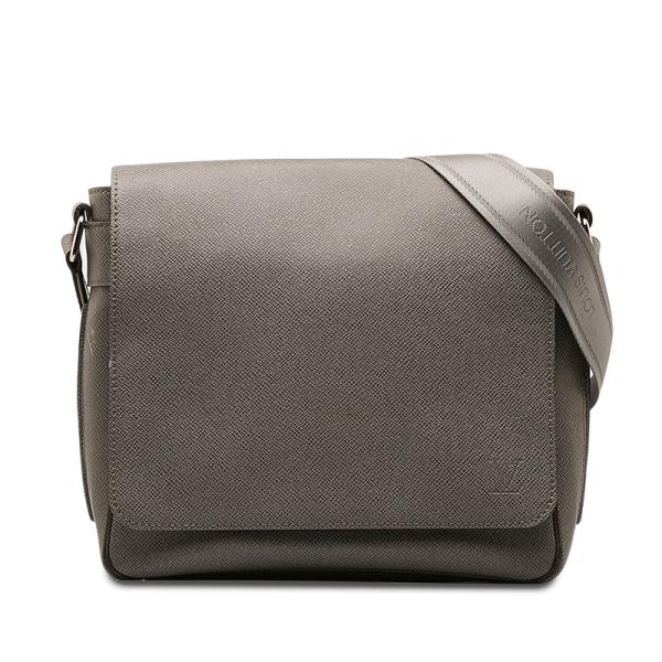 ルイヴィトン LOUIS VUITTON ロマンPM ロマン PM  M32700  タイガ  カバン メッセンジャーバッグ フラップ ショルダーバッグ タイガレザー グラシエ グレー LOUIS VUITTON（ルイ・ヴィトン） ルイ ヴィトン タイガ ロマンPM 斜め