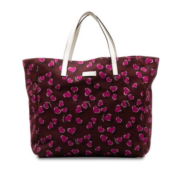 GUCCI（グッチ） ハート柄 トートバッグ ハンドバッグ 282439 マルチ