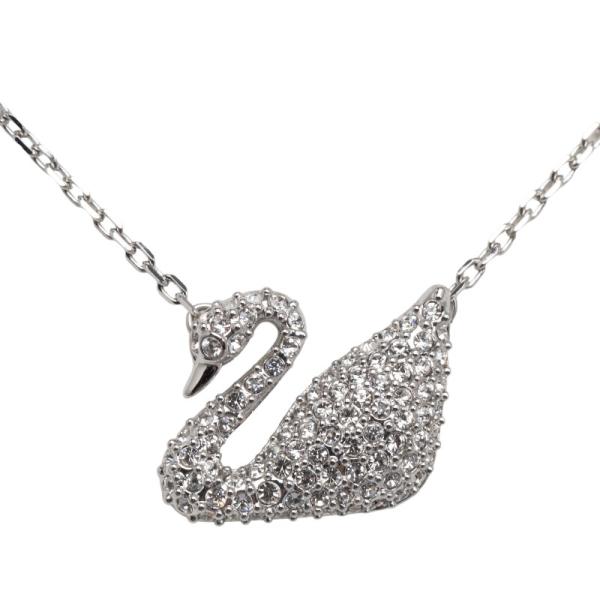 SWAROVSKI（スワロフスキー） スワンモチーフ チェーン ネックレス 