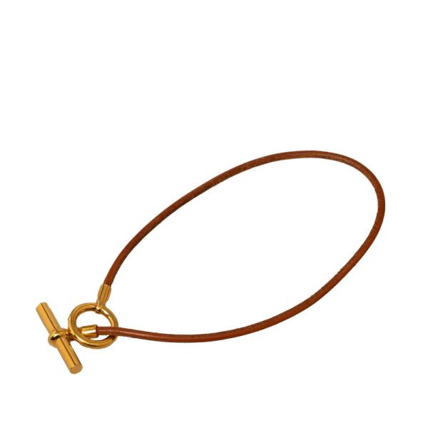 HERMES（エルメス） グレナン チョーカー ネックレス ブラウン