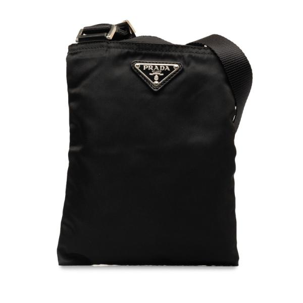 PRADA（プラダ） 三角ロゴプレート ショルダーバッグ BT0176 ブラック