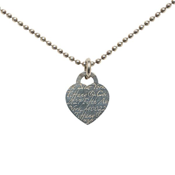 Tiffany & Co. ハート型ネックレス　ポールチェーンSV925 楽天市場】【ジュエリー】TIFFANY&Co. ティファニー リターン