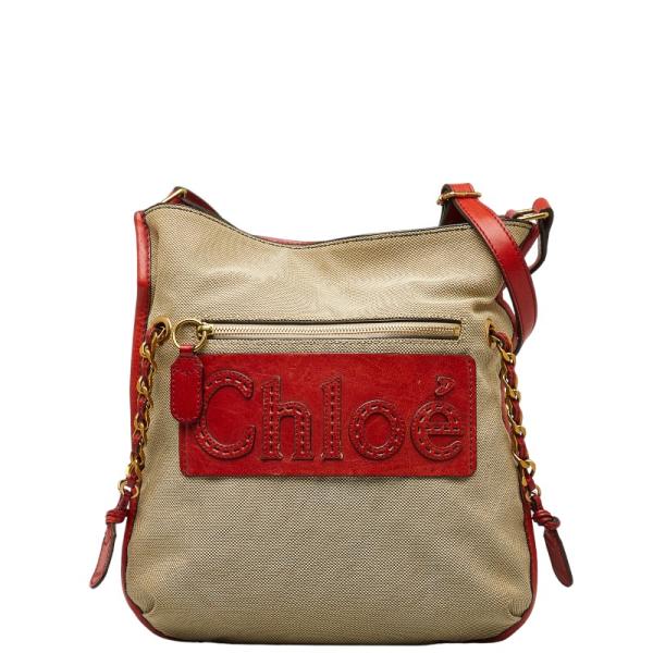 Chloe クロエ ハーレー キャンバス×レザー トートバッグ Chloe クロエ ハーレー キャンバス×レザー トートバッグ - メルカリ