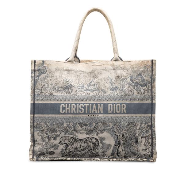 ヴィンテージ☆DIOR☆ディオール☆トートバッグ+ストラップ 限定レア品☆】DIOR BOOK TOTE バッグ ミニストラップ付き (Dior