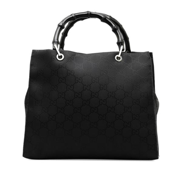 GUCCI（グッチ） GGナイロン バンブー ハンドバッグ トートバッグ 002