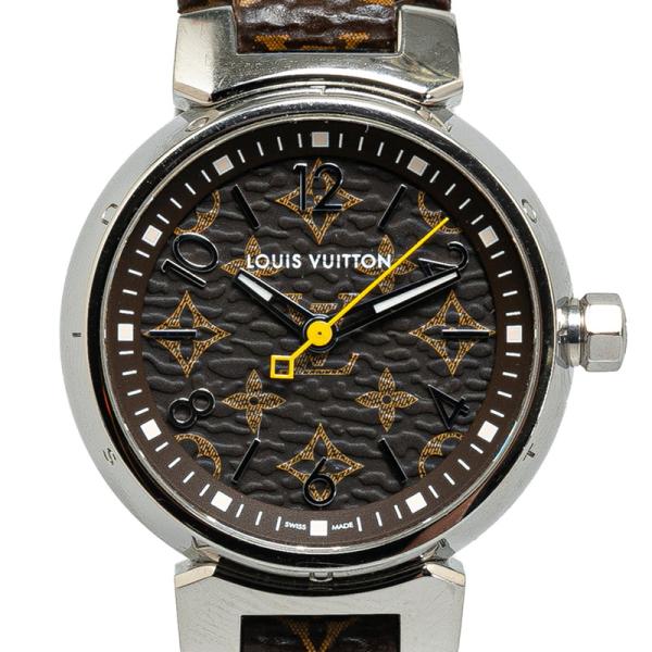 LOUIS VUITTON ルイ ヴィトン モノグラム タンブール キャンバス