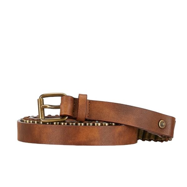 CELINE　キャラメル　レザーゴールドバックルベルト 100サイズ　美品 CELINE（セリーヌ） ベルト 32/60 ブラウン ゴールド レザー