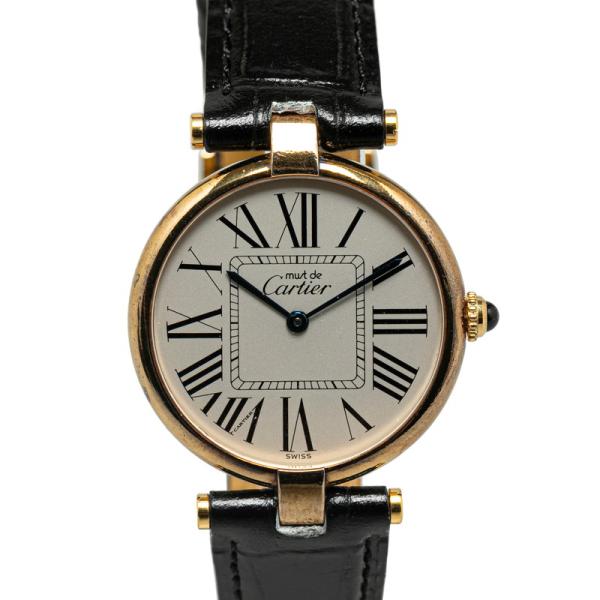 Cartier カルティエ マストヴァンドーム アラビア 腕時計 1861