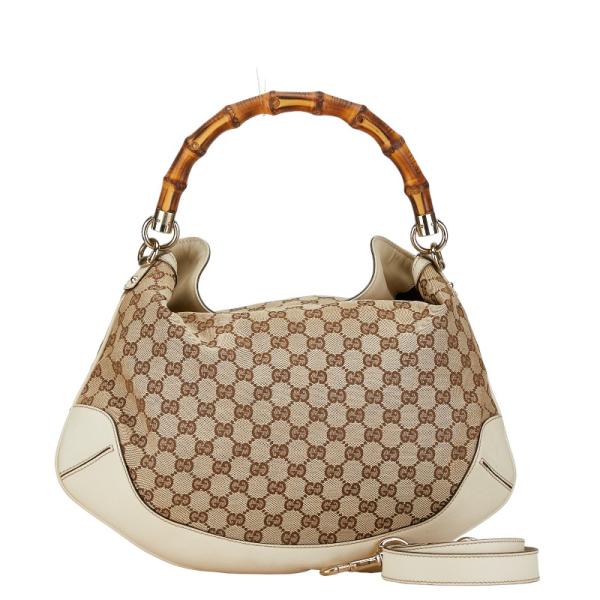 グッチバッグ 169961 2WAY GUCCI GGキャンバス バンブー GUCCI グッチ GGキャンバス バンブー ショルダーバッグ