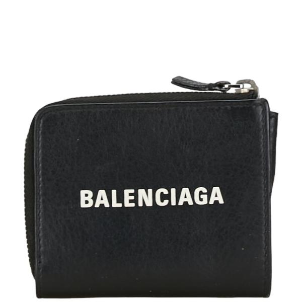 【美品】BALENCIAGA エブリデイ レザー ケース ブラック ginzaparis2_1-0158517