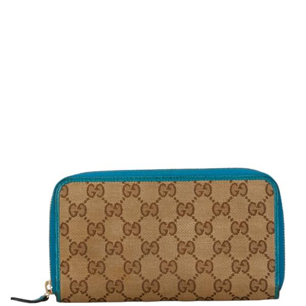 GUCCI（グッチ） GGキャンバス ラウンドジップ 長財布 363423 ベージュ