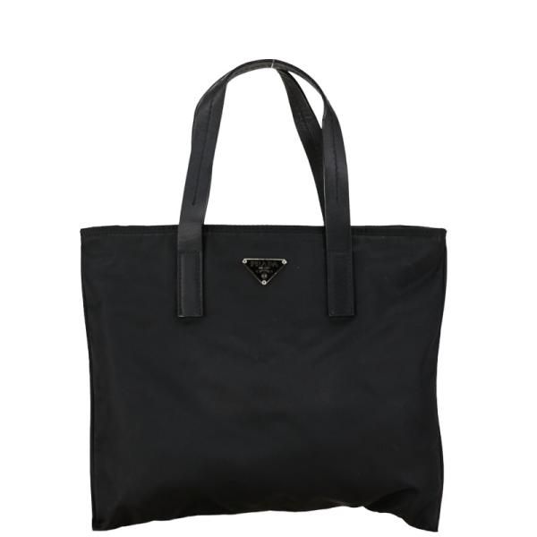 ★人気モデル PRADA ナイロン ハンドバッグ ブラック 三角ロゴプレート ginzaparis2_1-0160399