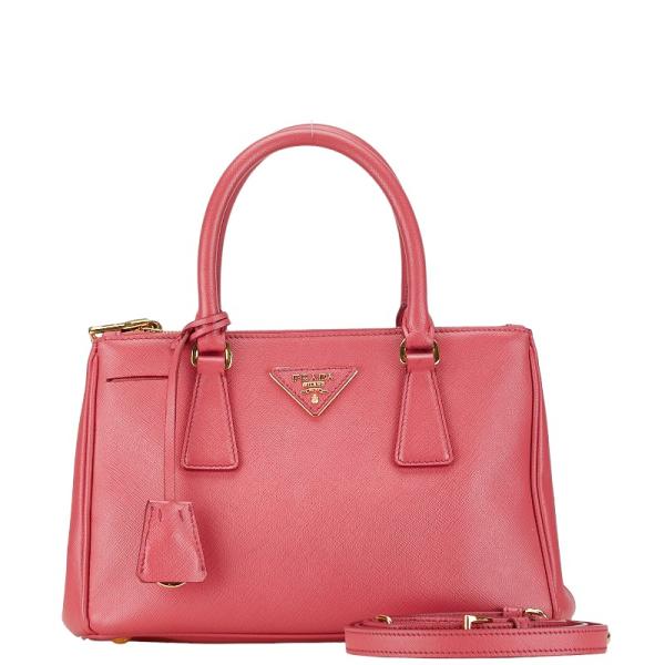 ずんさんさま　PRADA プラダ　ハンドバッグ　サフィアーノ　ガリレア　三角ロゴ PRADA プラダ 三角ロゴプレート サフィアーノ ハンドバッグ