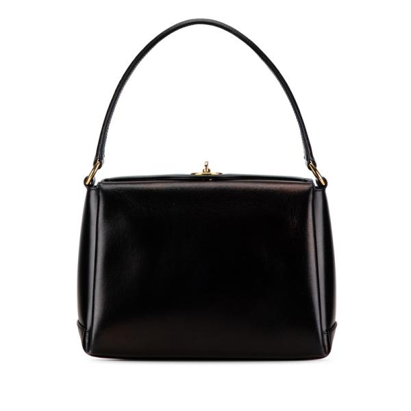 Gucci ブラック ハンドバッグ GUCCI - グッチ GUCCI フック クロージャーズ付 スモール トート