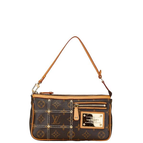 LOUIS VUITTON ルイ ヴィトン モノグラム リヴェット ポシェット