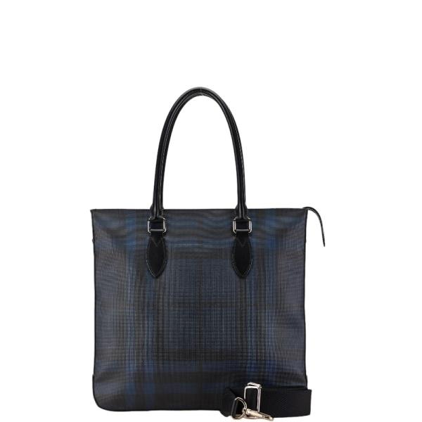 【美品】バーバリー 2way トートバッグ ショルダー ノバチェック ナイロン BURBERRY（バーバリー） チェック トートバッグ ショルダーバッグ 2WAY