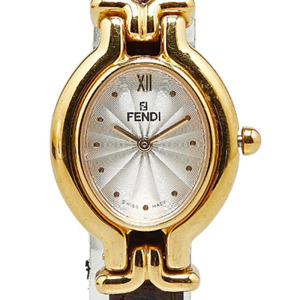 新品ベルト　FENDI 腕時計 400G メンズ ゴールド　　FF クォーツ dショッピング |フェンディ クワドロ メン クオーツ 腕時計