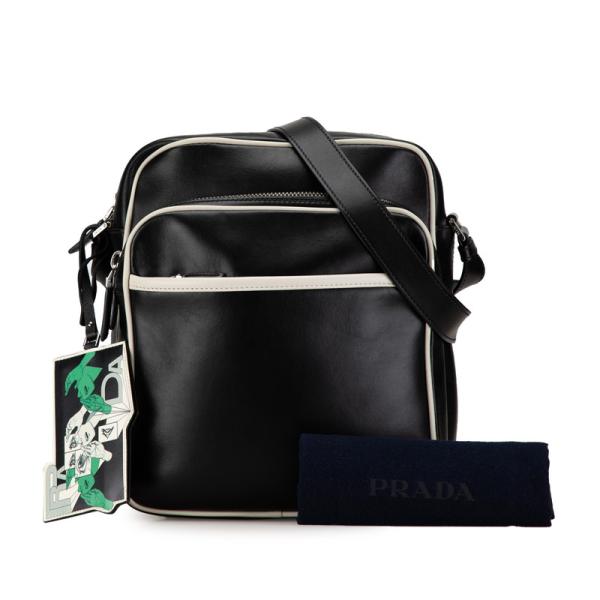 PRADA（プラダ） 三角ロゴプレート 斜め掛け ショルダーバッグ 2VH030