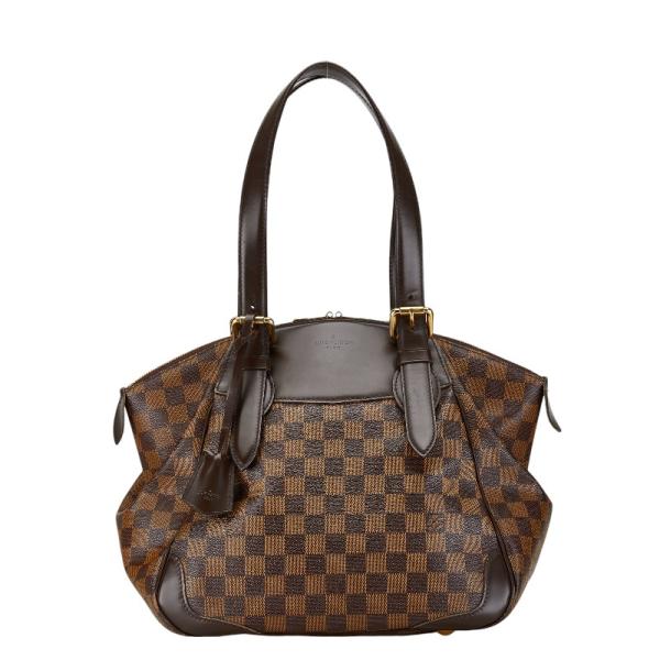 ルイ ヴィトン ダミエ ヴェローナGM ショルダーバッグ トートバッグ N41119 ブラウン PVC レザー レディース LOUIS VUITTON 【中古】 LOUIS VUITTON（ルイ・ヴィトン） ルイ ヴィトン ダミエ ヴェローナGM